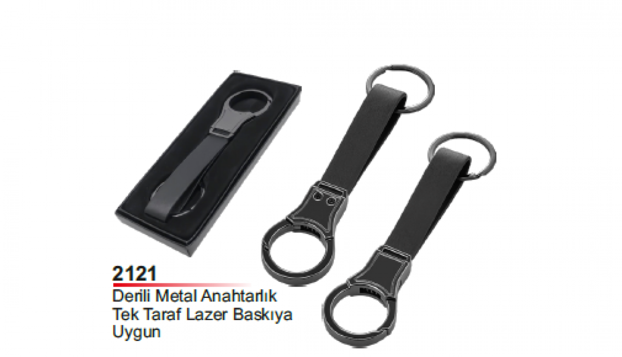 Unijoy 2121 Derili Metal Anahtarlık (Kutulu)
