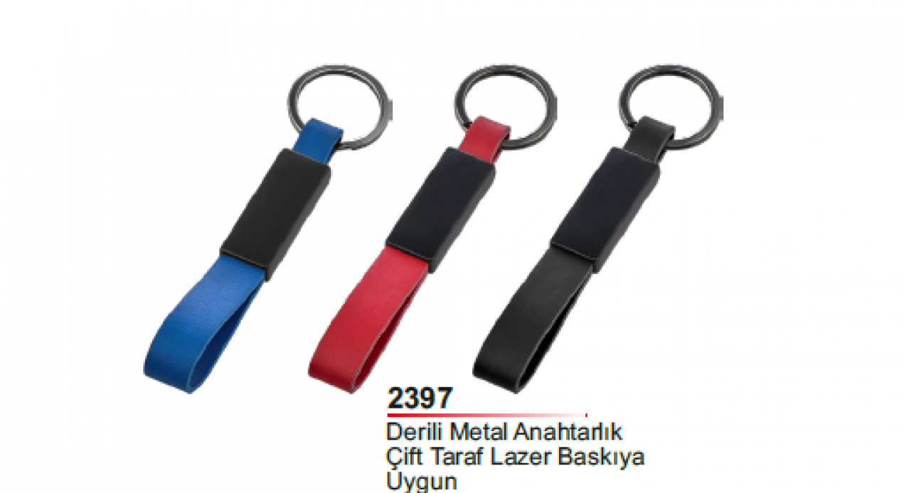 Unijoy 2397 Derili Metal Anahtarlık