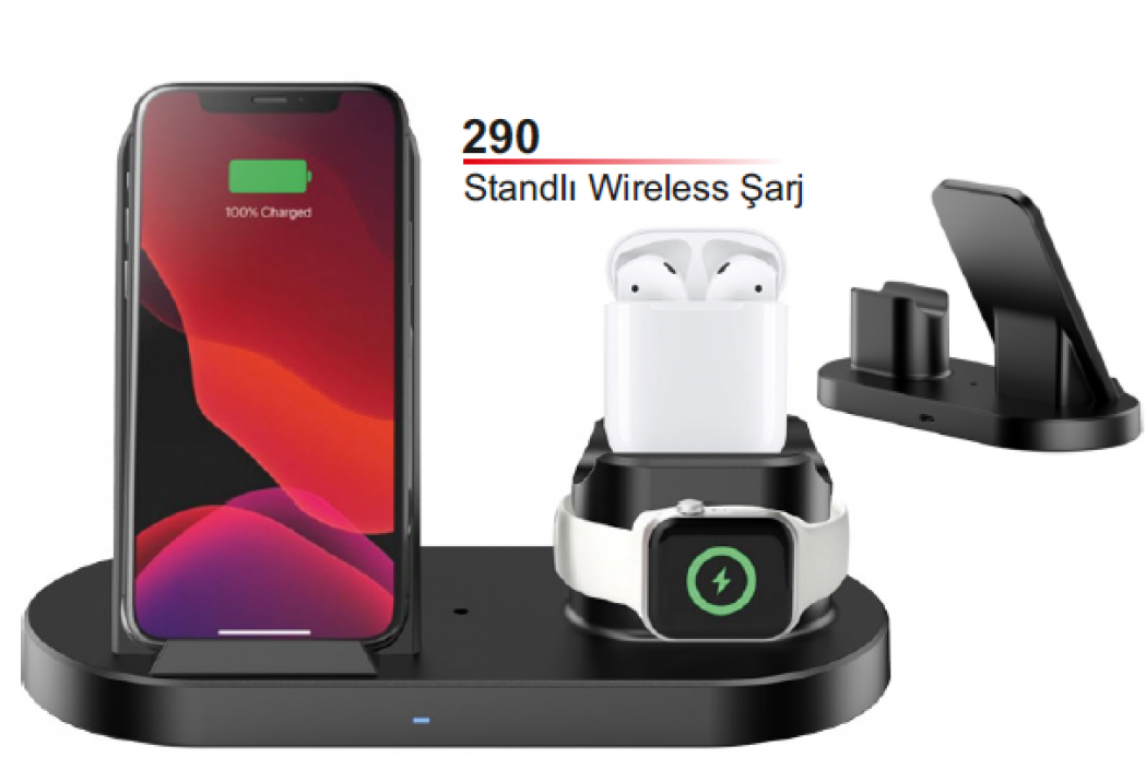 Unijoy 290 Çoklu Standlı Wireless Şarj Ünitesi