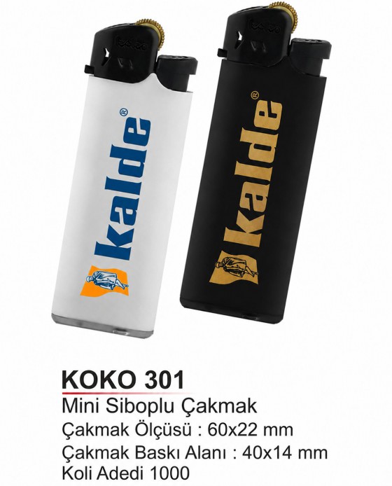 Unijoy Koko 301 Mini Taşlı Siboplu Çakmak