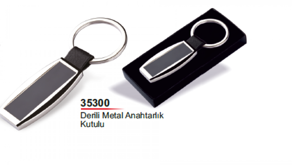 Unijoy 35300 Derili Metal Anahtarlık (Kutulu)