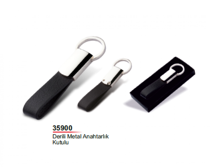 Unijoy 35900 Derili Metal Anahtarlık (Kutulu)