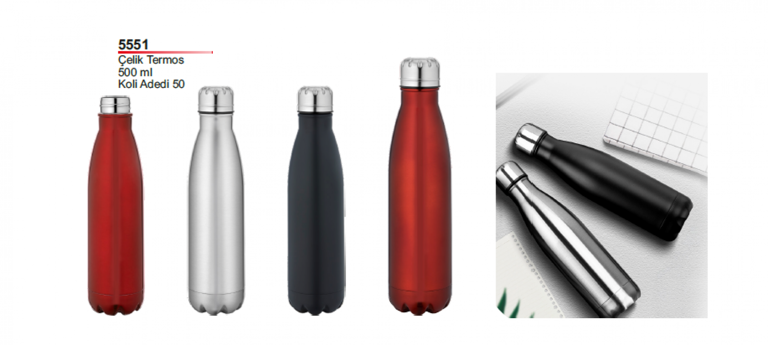 Unijoy 5551 Çelik Termos – 500 ml