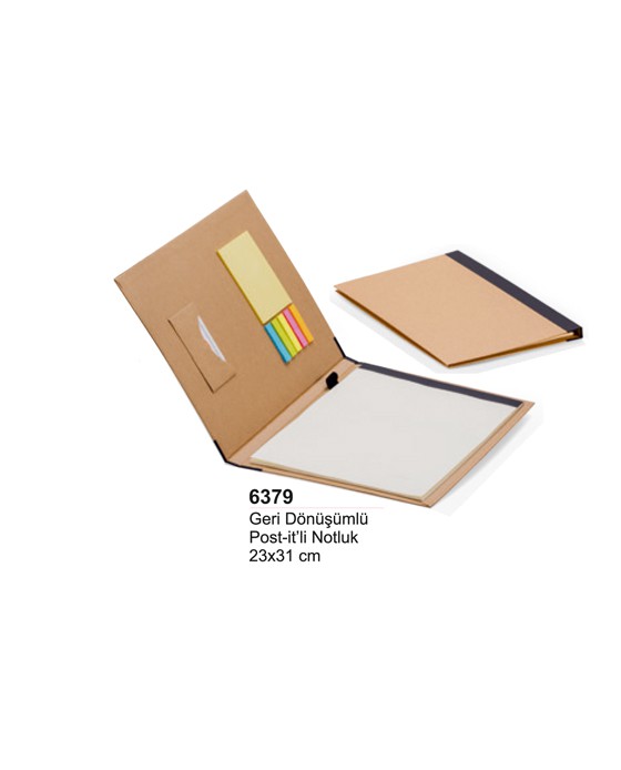 Unijoy 6379 Geri Dönüşümlü Post-it'li Notluk