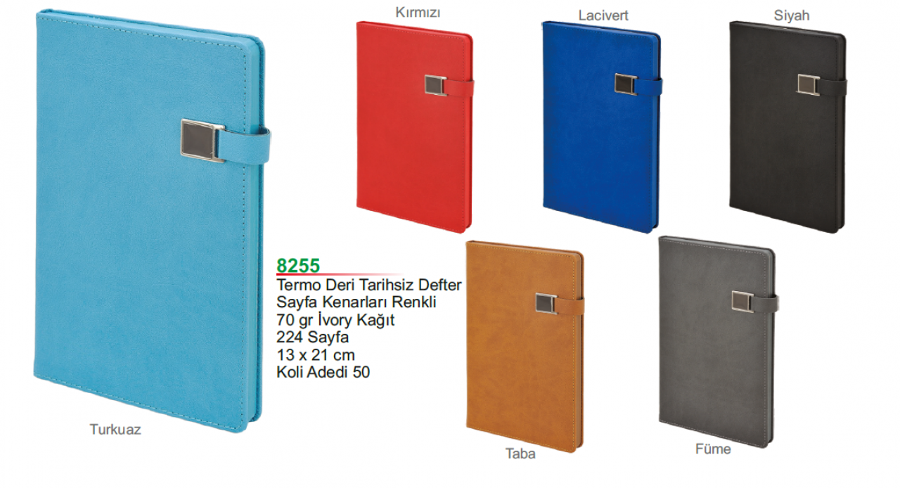 Unijoy 8255 Termo Deri Tarihsiz Defter